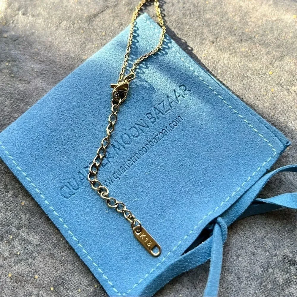 Lovers Tarot Card 18k Gold Plated Tarnish-Free Necklace NEW - Picture 5 of 6